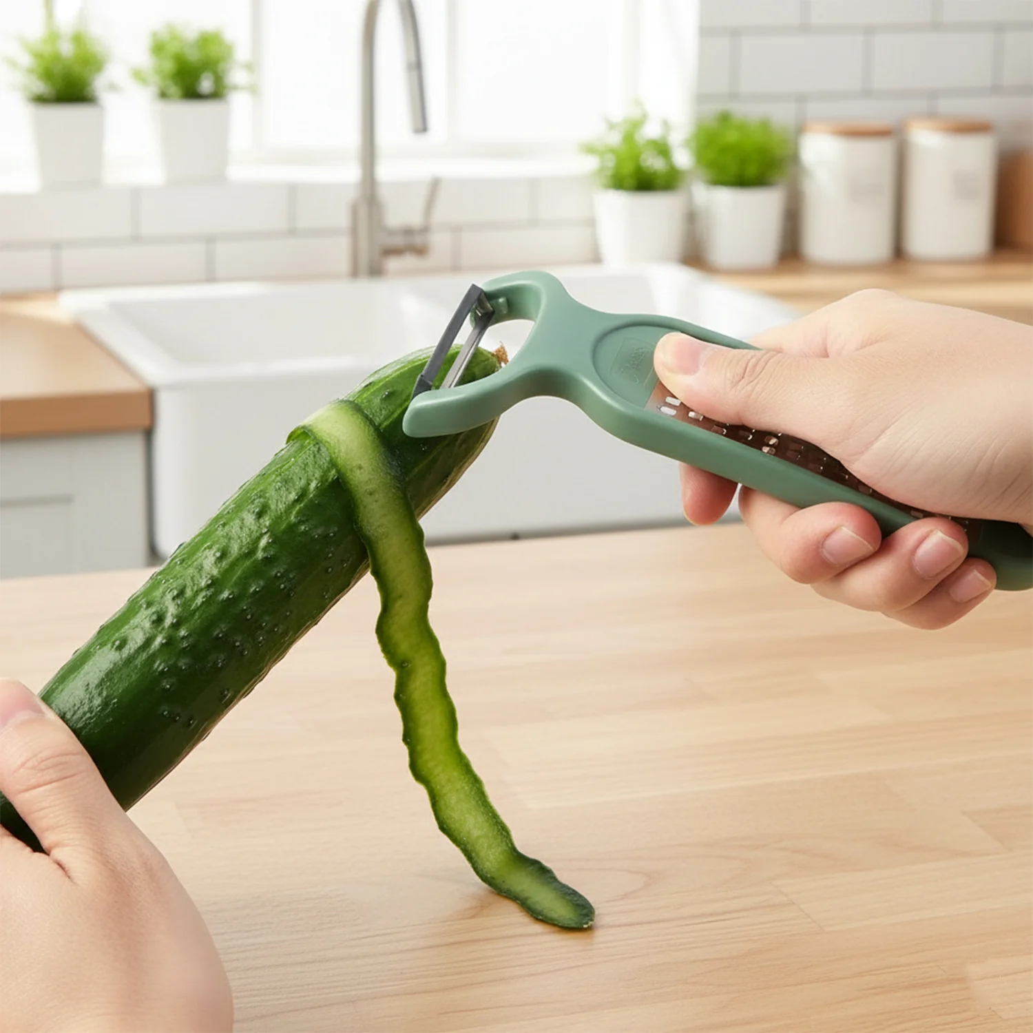 2 in 1 Multipurpose Vegetable Peeler and Grater Tool - Image 9