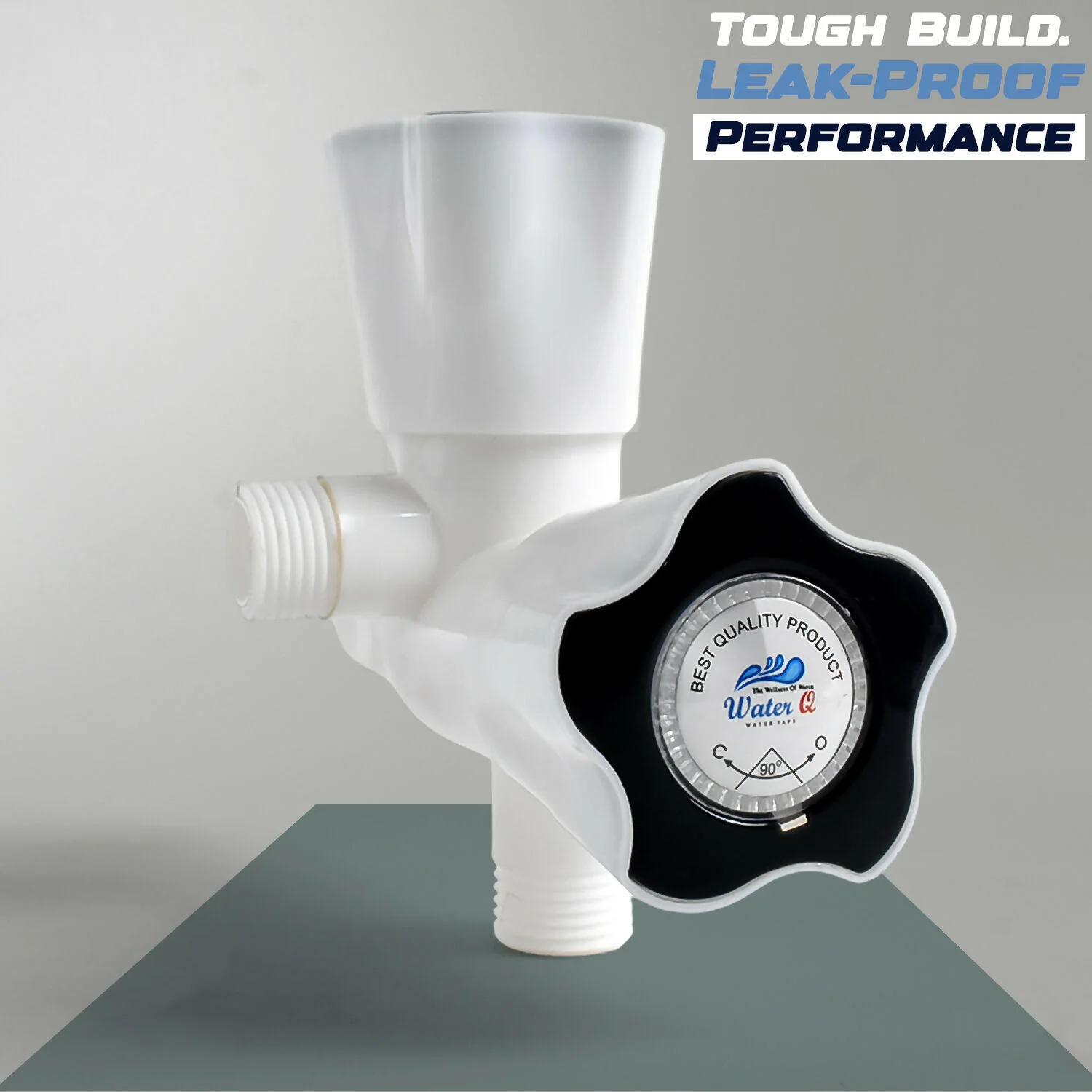 2-in-1 Plastic Bib Cock Water Tap Set - Image 2