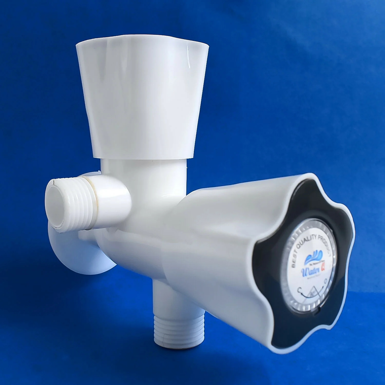 2-in-1 Plastic Bib Cock Water Tap Set - Image 3