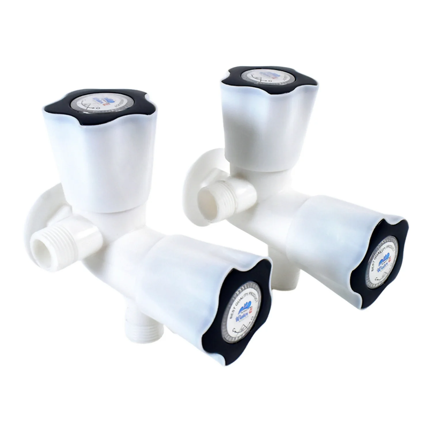 2-in-1 Plastic Bib Cock Water Tap Set - Image 5