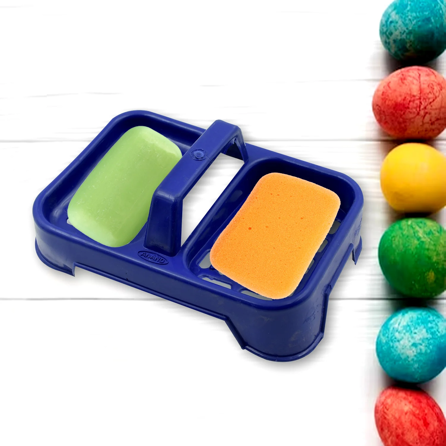 2in1 Plastic Soap Case, Dual Section Soap Holder (1 Pc / Multicolor) - Image 6