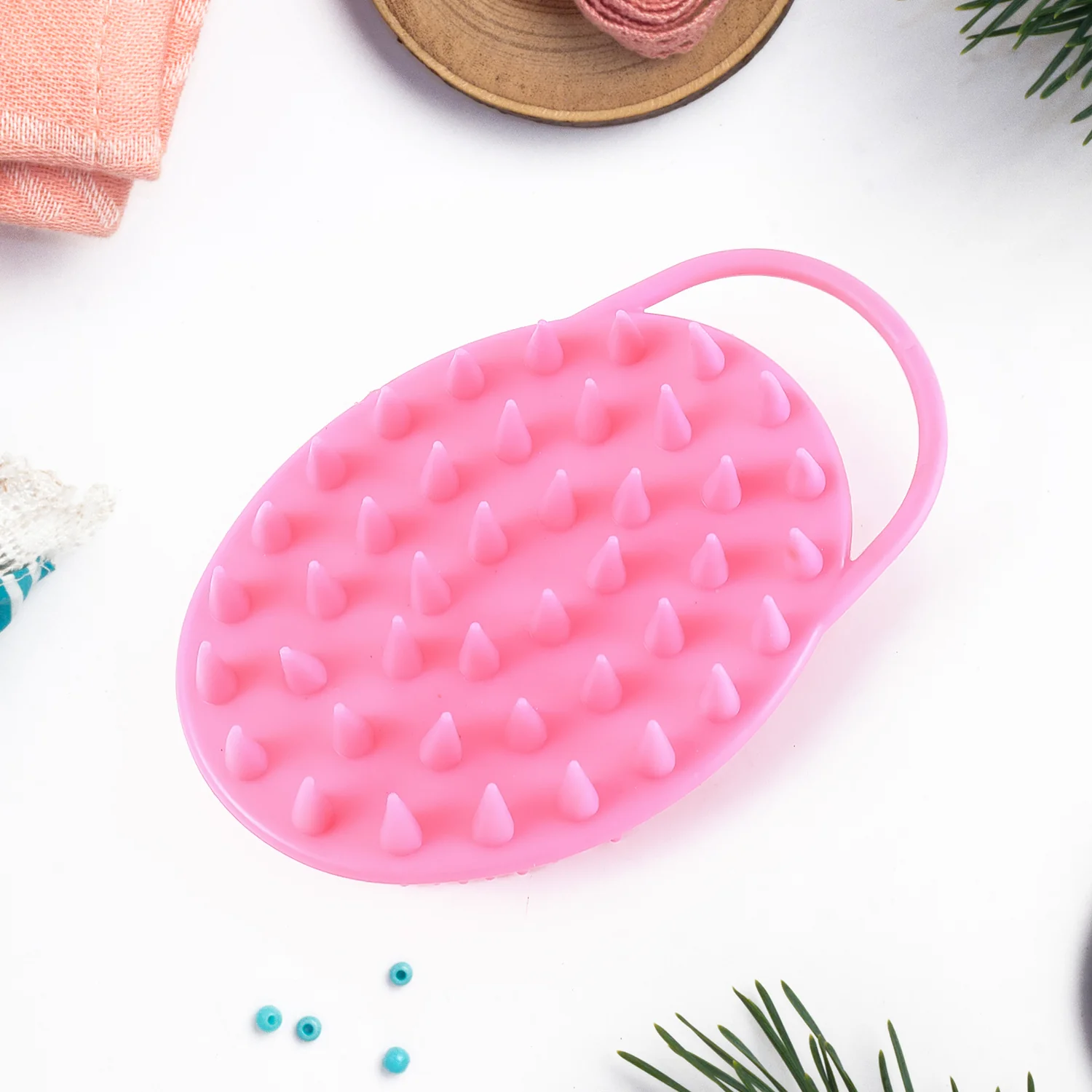 2-in-1 Silicone Soft Bristle Bath Brush - Image 4