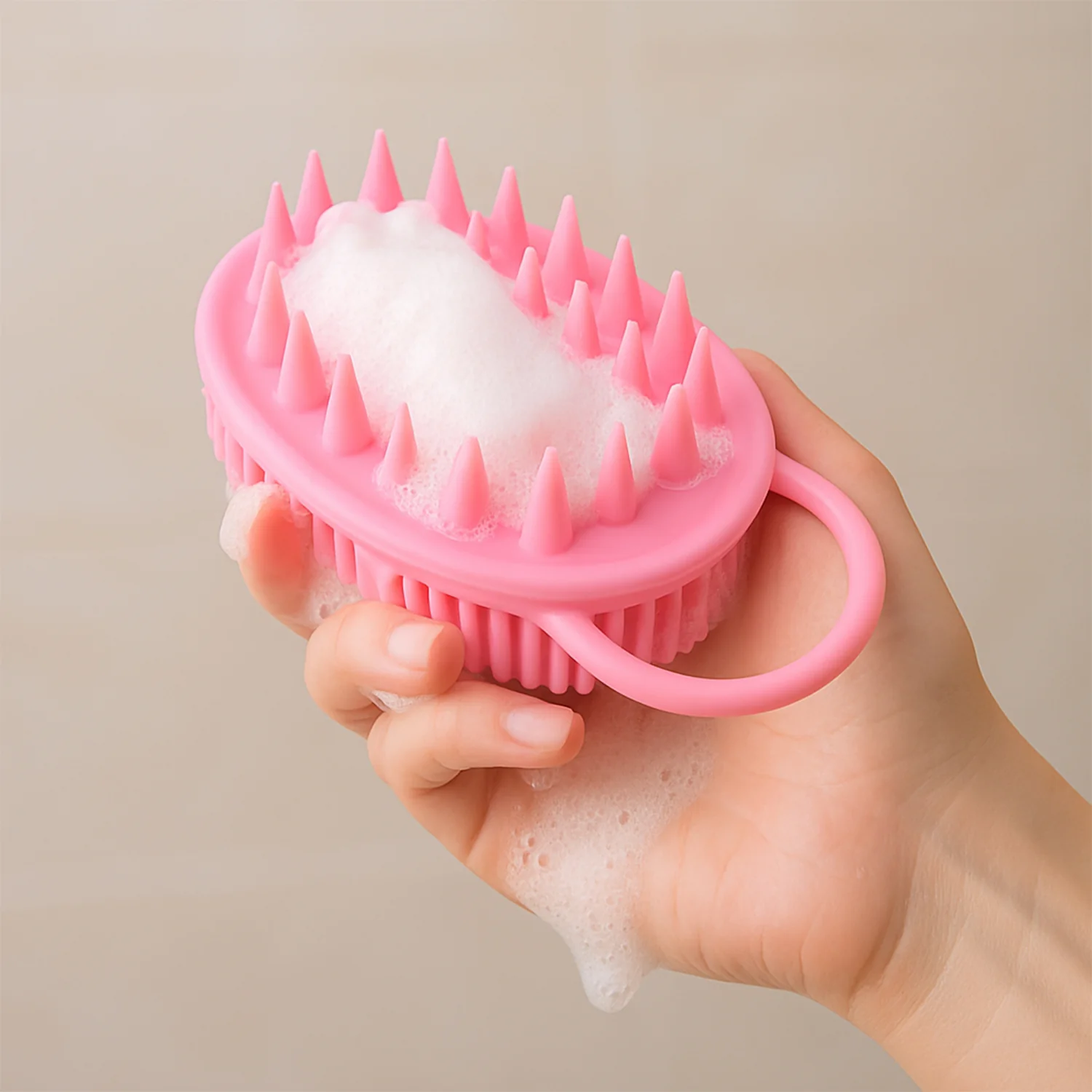 2-in-1 Silicone Soft Bristle Bath Brush - Image 6