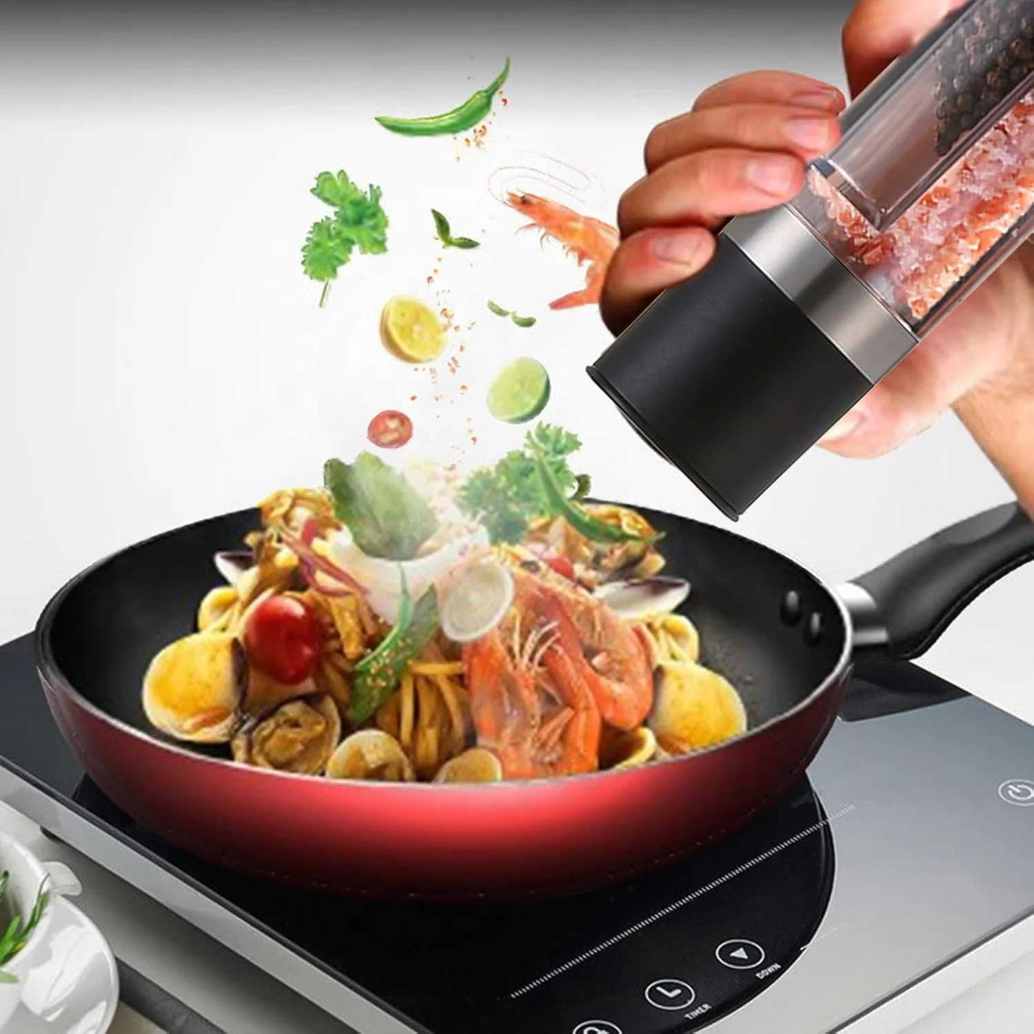 2-in-1 Stainless Steel Salt and Pepper Grinder - Image 9