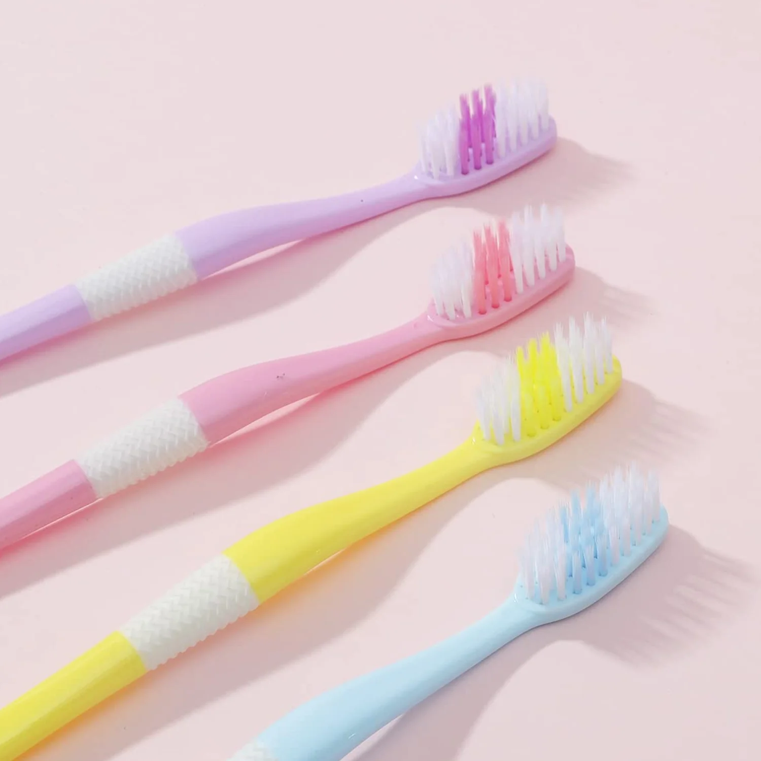2-in-1 Tooth Brush Tongue Scraper, Soft Bristle & Long Handle (8Pcs) Soft Toothbrush - Image 7