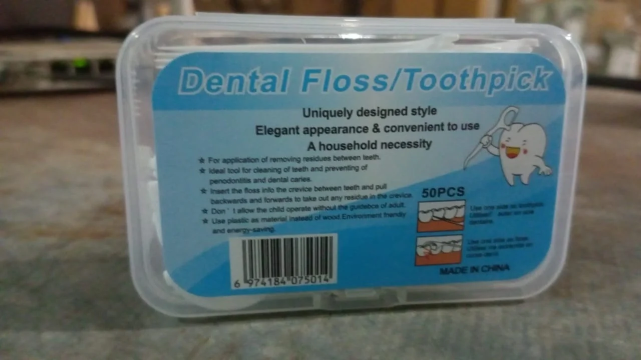 2 In 1 Tooth Picks Flosses / Sticks, Portable Toothpicks (50 Pc Set) - Image 7
