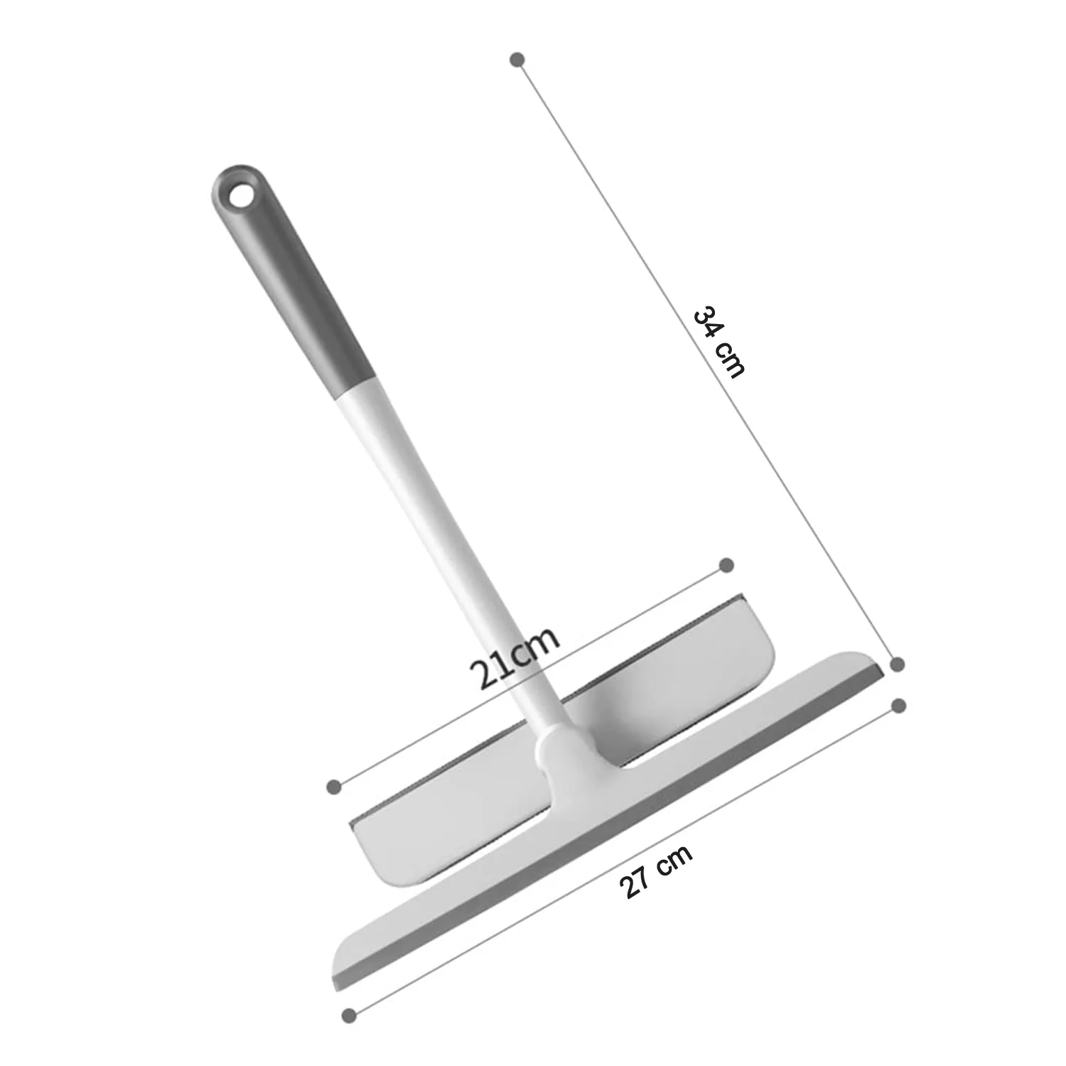2-in-1 Window Glass Cleaning Wiper with Microfiber Pad - Image 6