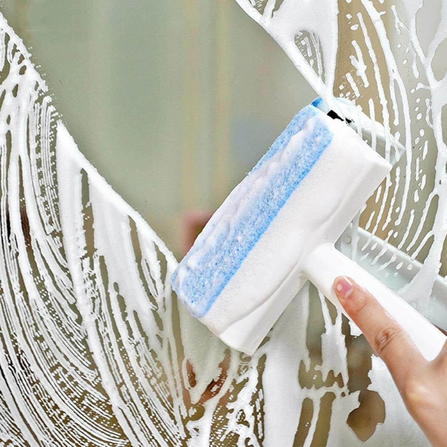 2-in-1 Glass Wiper & Brush – Double-Sided Cleaner for Mirrors, Tiles & Windows - Image 10