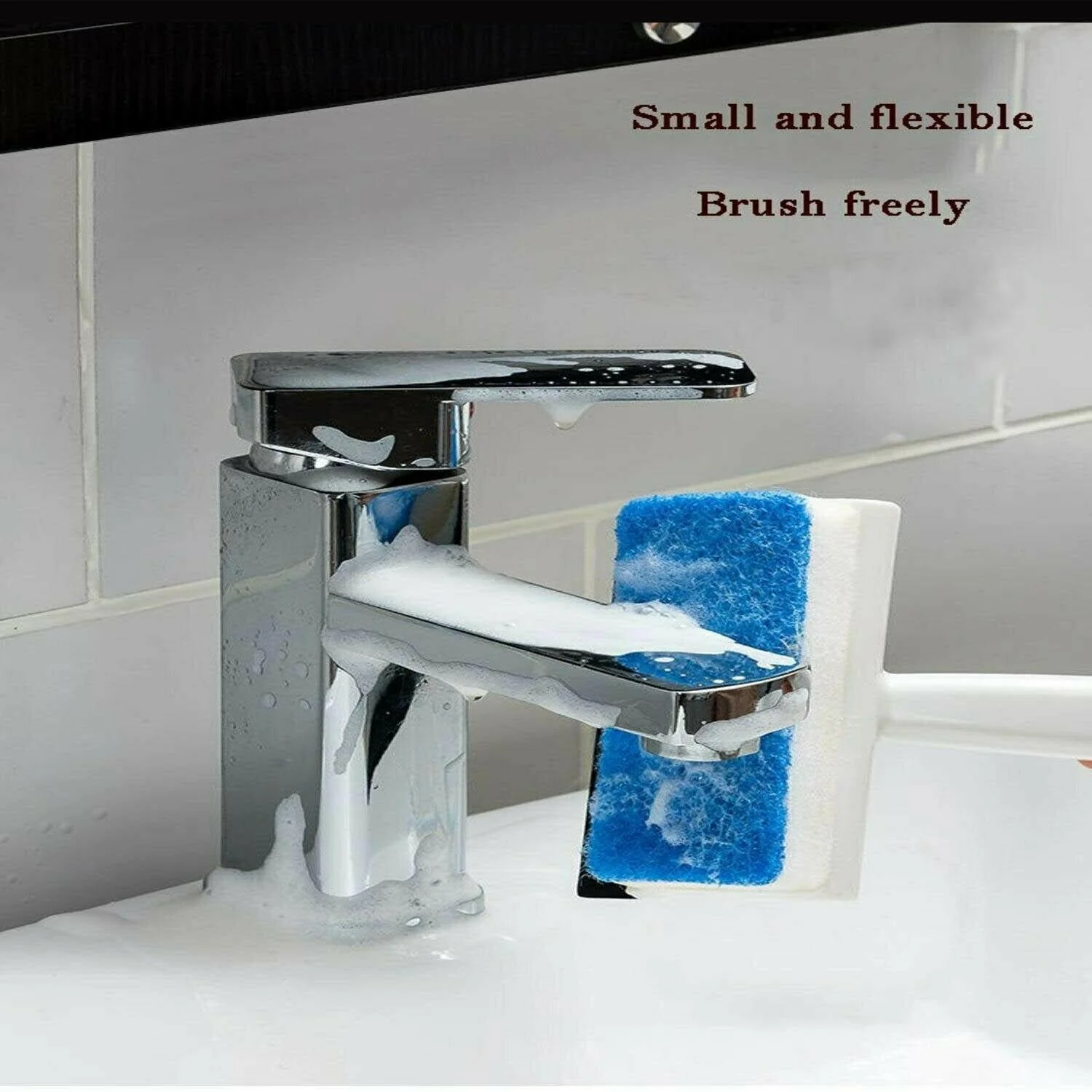2-in-1 Glass Wiper & Brush – Double-Sided Cleaner for Mirrors, Tiles & Windows - Image 7