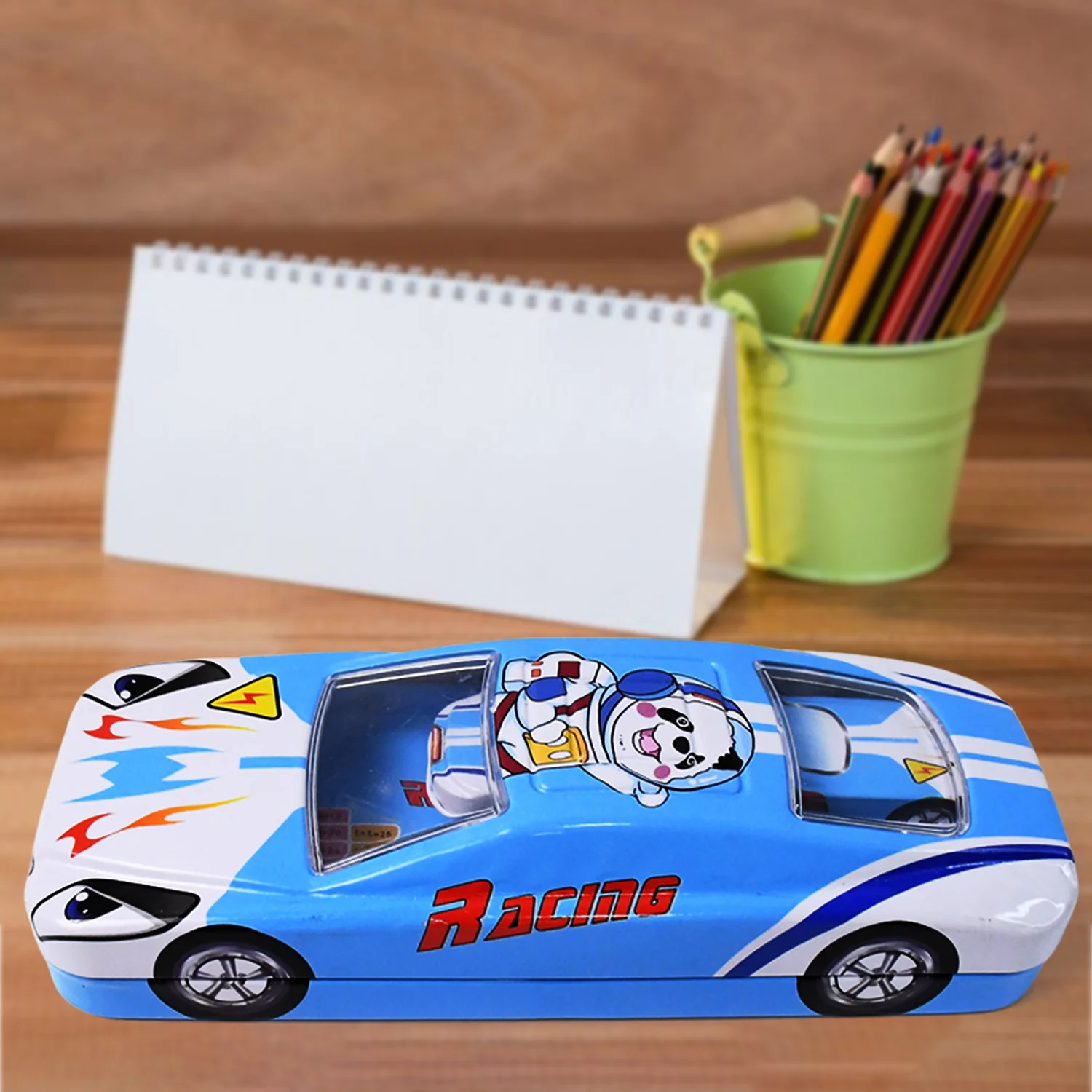 2 In1 Car Shape Metal Compass Box With Small Compass Box Inside - Image 4