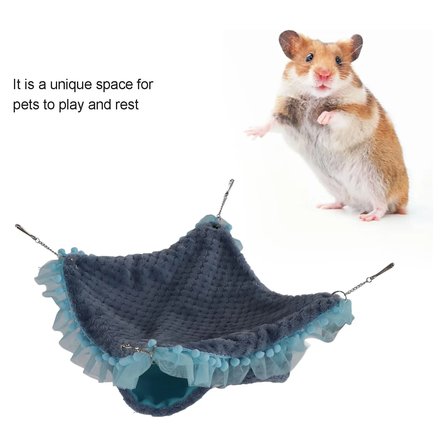 2 Layer Pets Soft Hammock (1 Pc / 35×35 Cm) - Image 3
