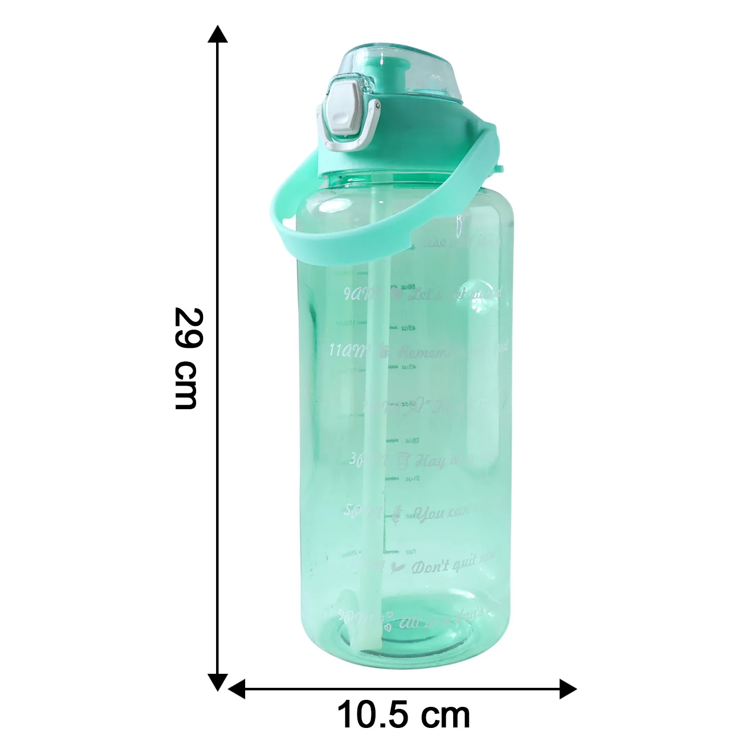 2 Litre Large Capacity Leakproof Sports Water Bottle (1 Pc) - Image 6