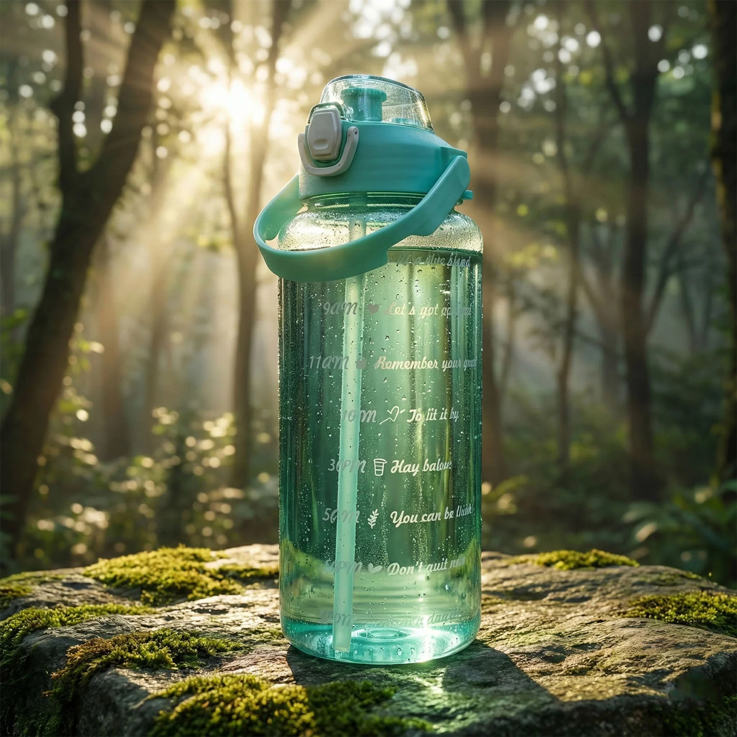 2 Litre Large Capacity Leakproof Sports Water Bottle (1 Pc) - Image 7