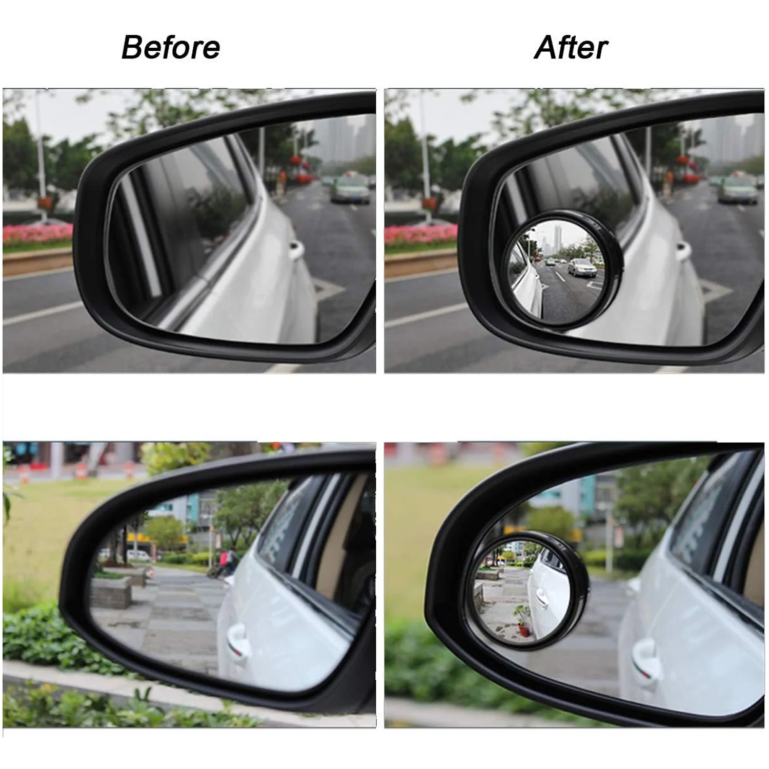 2 Pc Car Blind Spot Convex Side Mirror Set (1 Pc / Mix Color) - Image 8