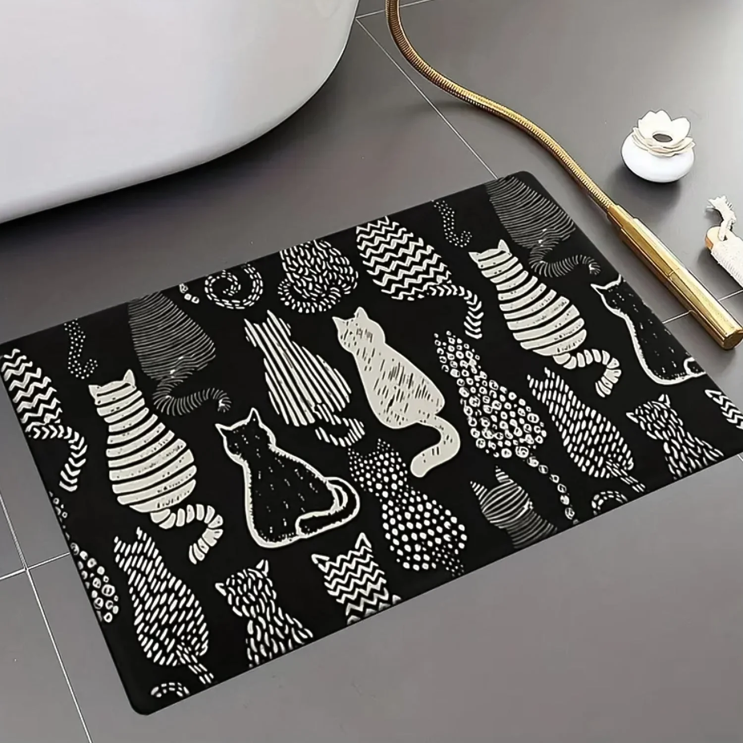 2 Pc Kitchen Floor Mat Set (40x60 cm & 45x120 cm) - Image 6