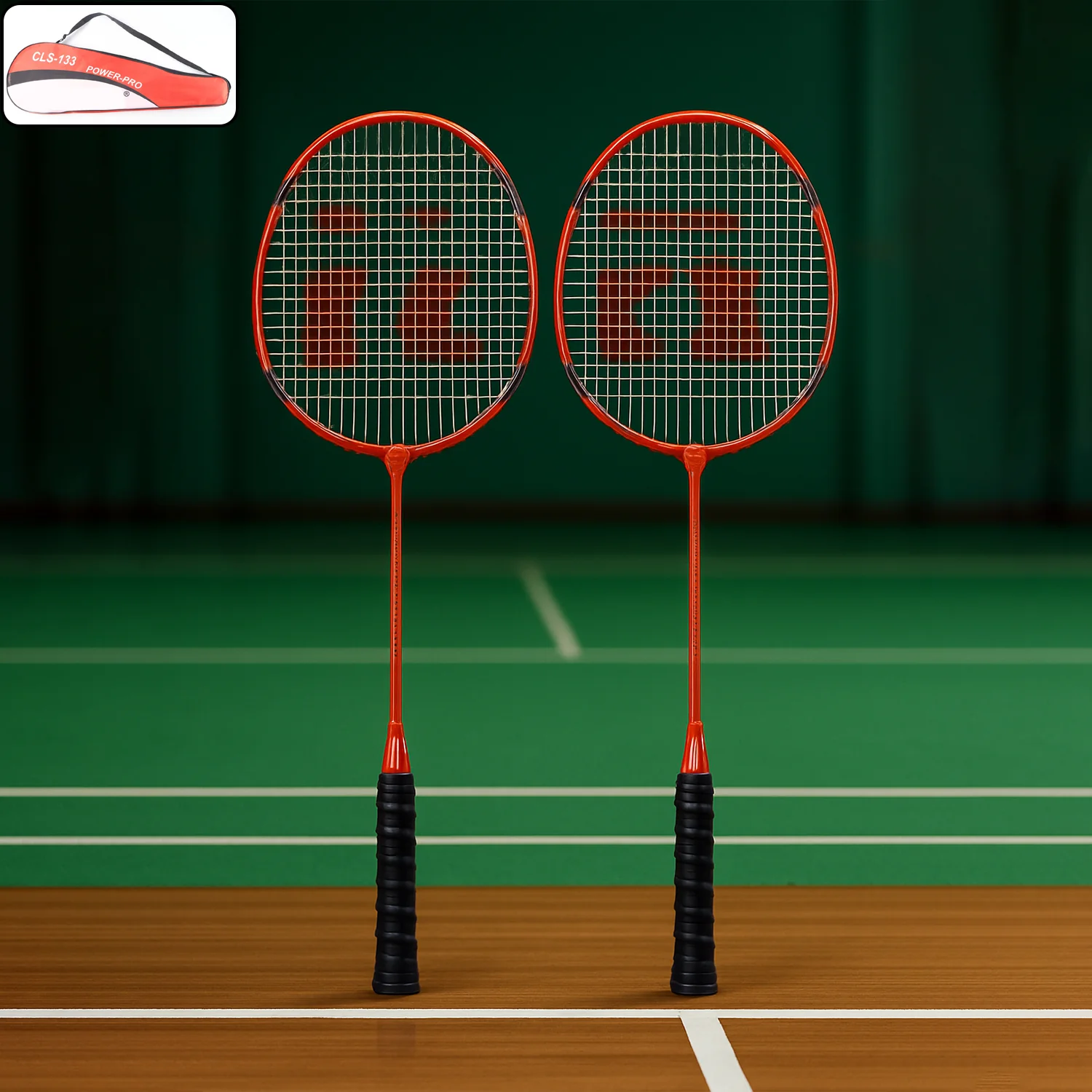 2 Pc Lightweight Kids Badminton Racket Set with Carry Bag - Image 9