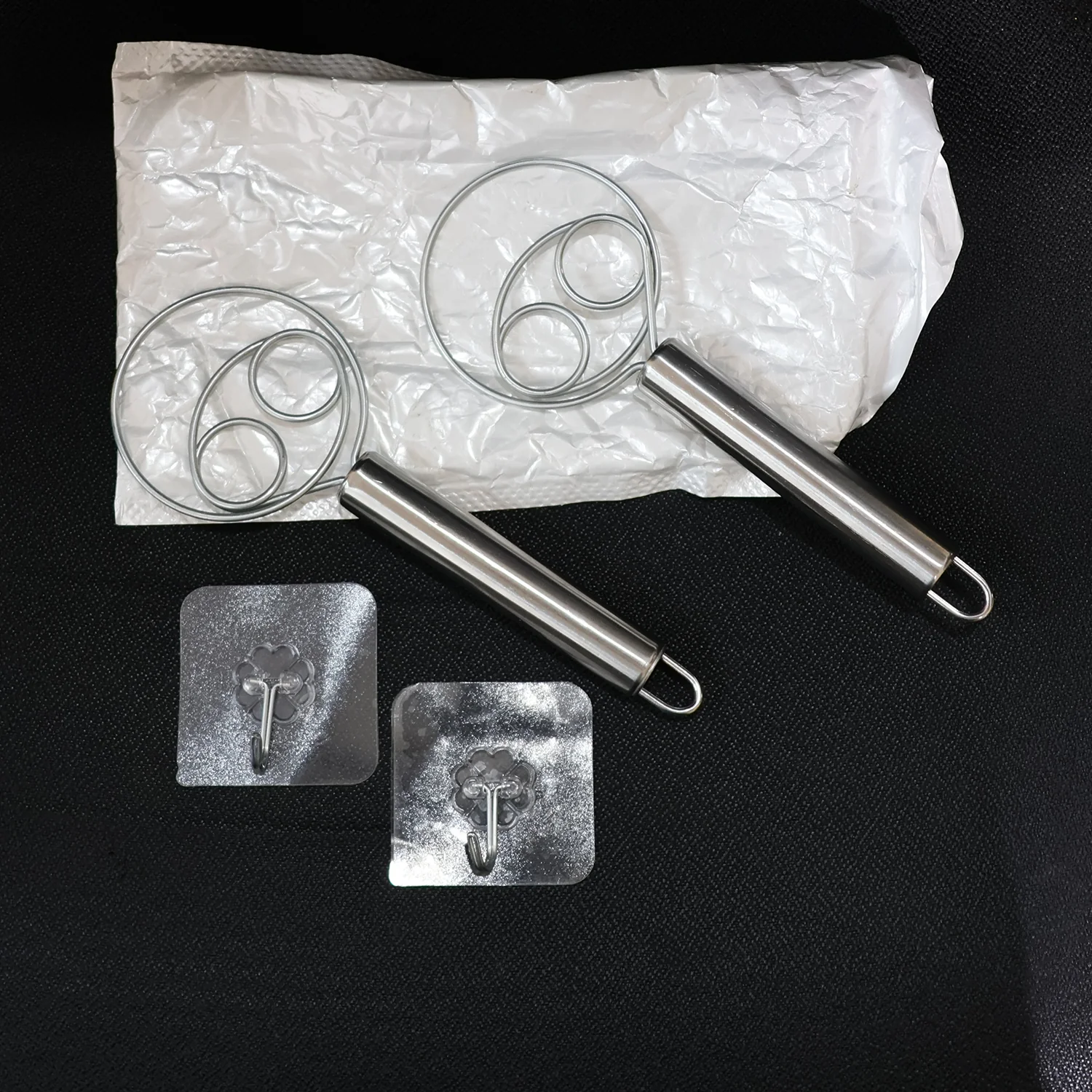 2-Piece Stainless Steel Spiral Hand Whisk - (2 Pc / Set) - Image 9