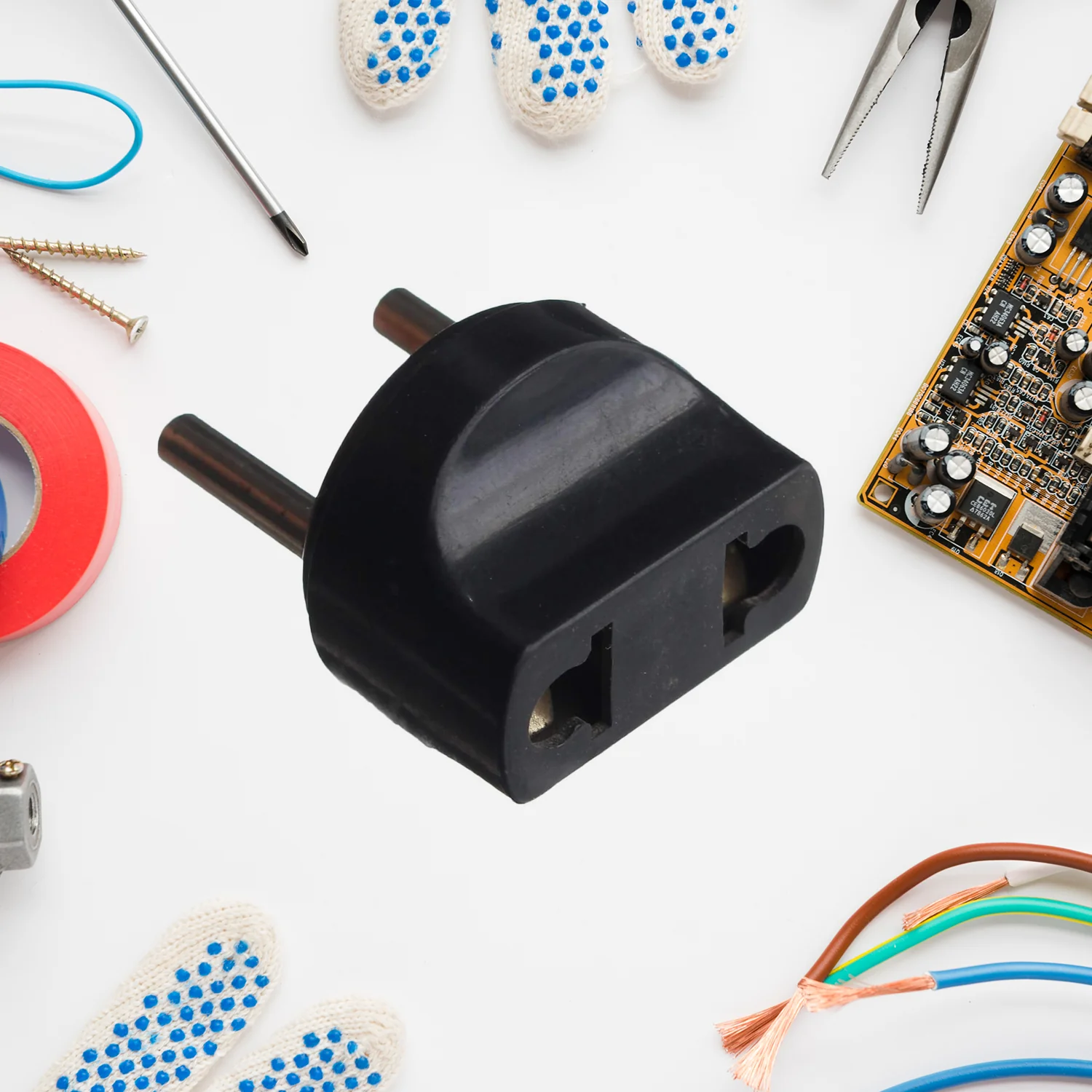2 Pin 4 Amp Plug Converter, Plug Adapter With Color Box (1 Pc ) - Image 6