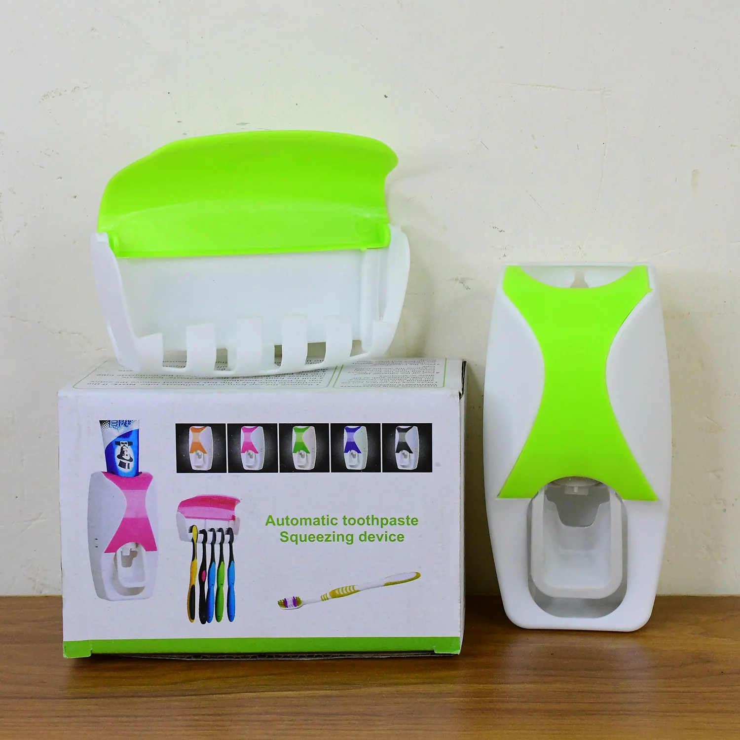 Toothpaste Dispenser & Tooth Brush with Toothbrush - Image 7