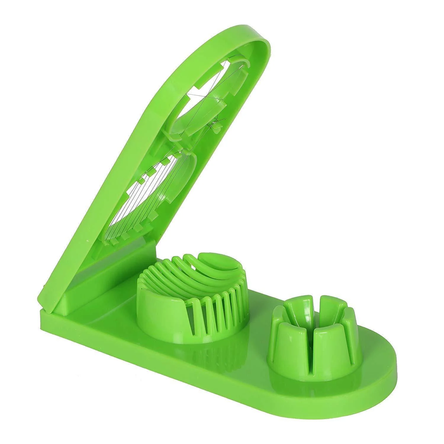 2 in 1 Double Cut Egg Cutter with Stainless Steel Wire for Easy Slicing - Image 4
