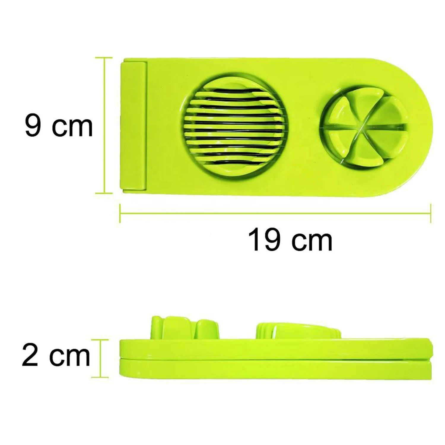 2 in 1 Double Cut Egg Cutter with Stainless Steel Wire for Easy Slicing - Image 6