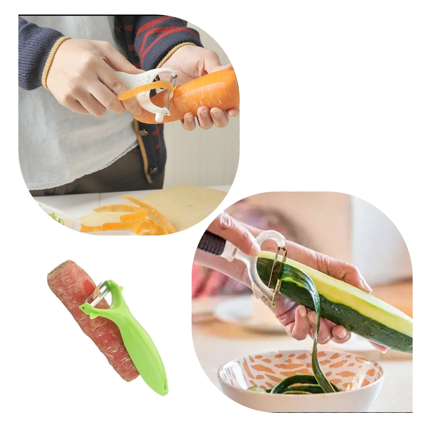 Kitchen Stainless Steel Vegetable and Fruit Peeler - Image 8