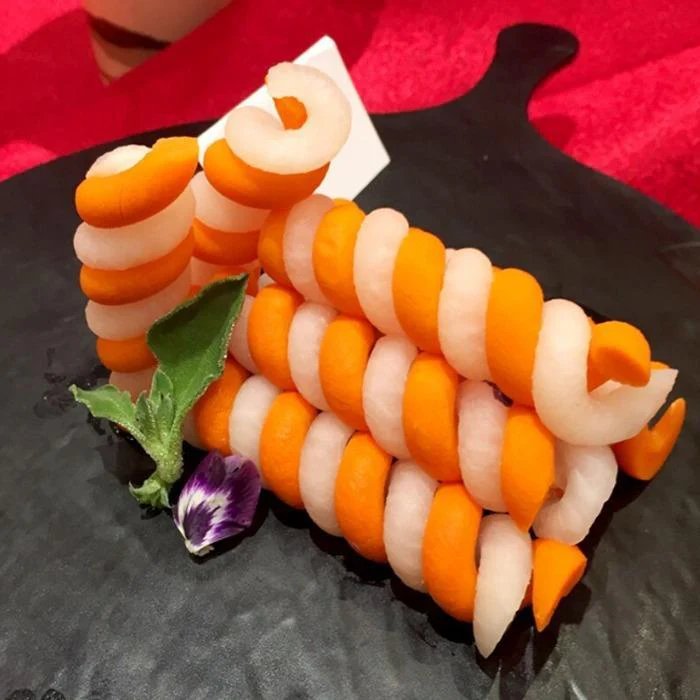 Kitchen Plastic Vegetables Spiral Cutter / Spiral Knife / Spiral Screw Slicer - Image 3