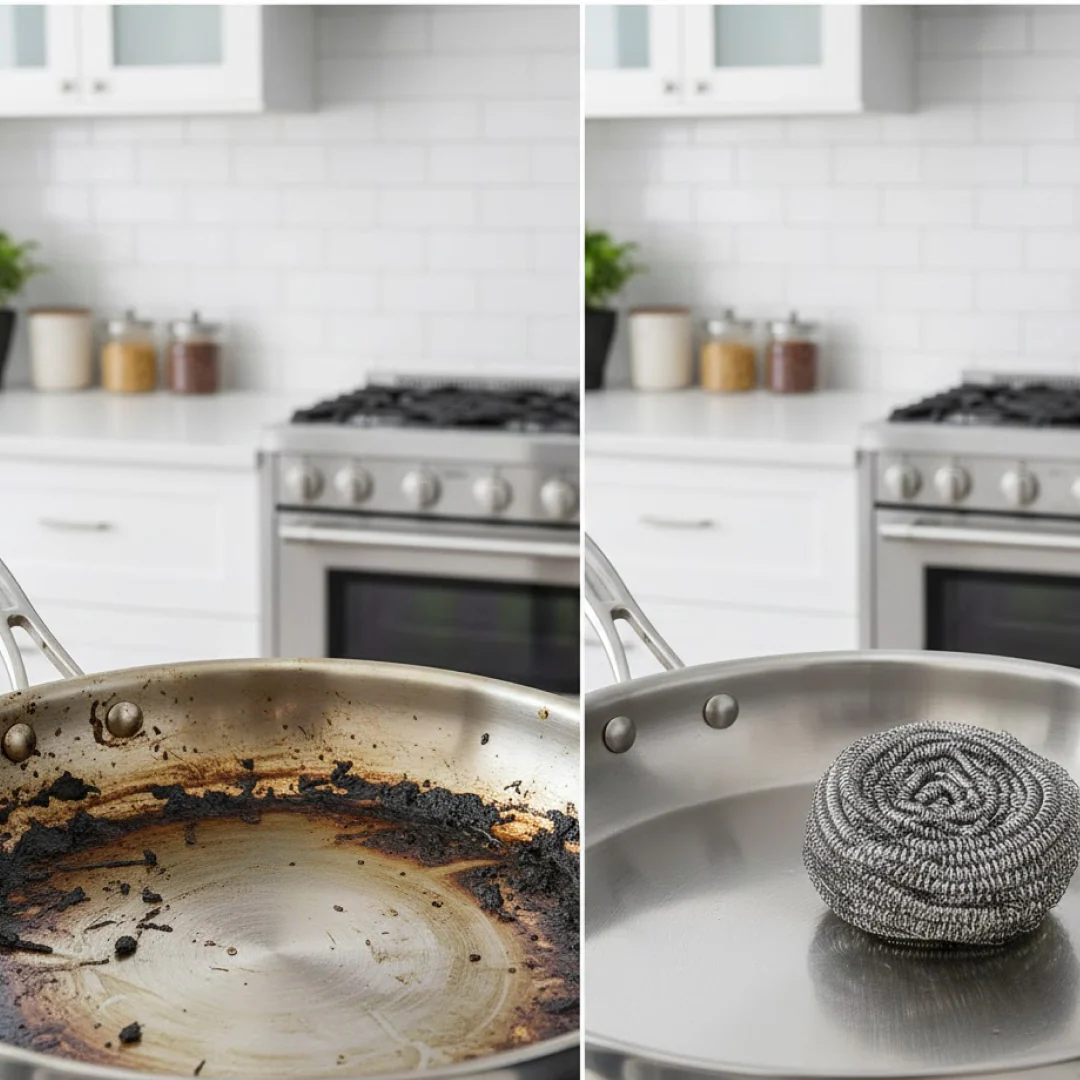 Stainless Steel Kitchen Scrubber (1 pc) - Image 3