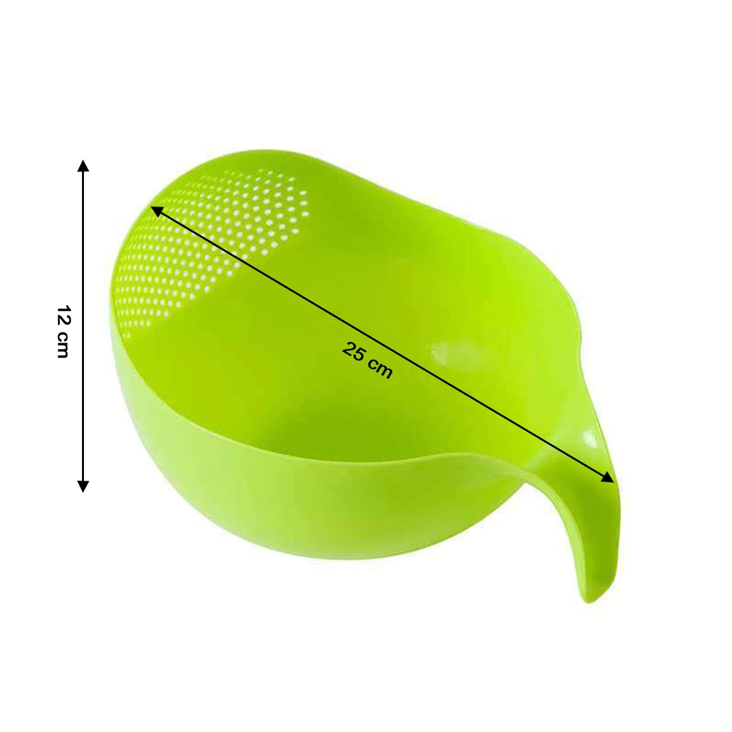 Plastic Rice Bowl / Food Strainer Thick Drain Basket (set of 3pcs) - Image 5