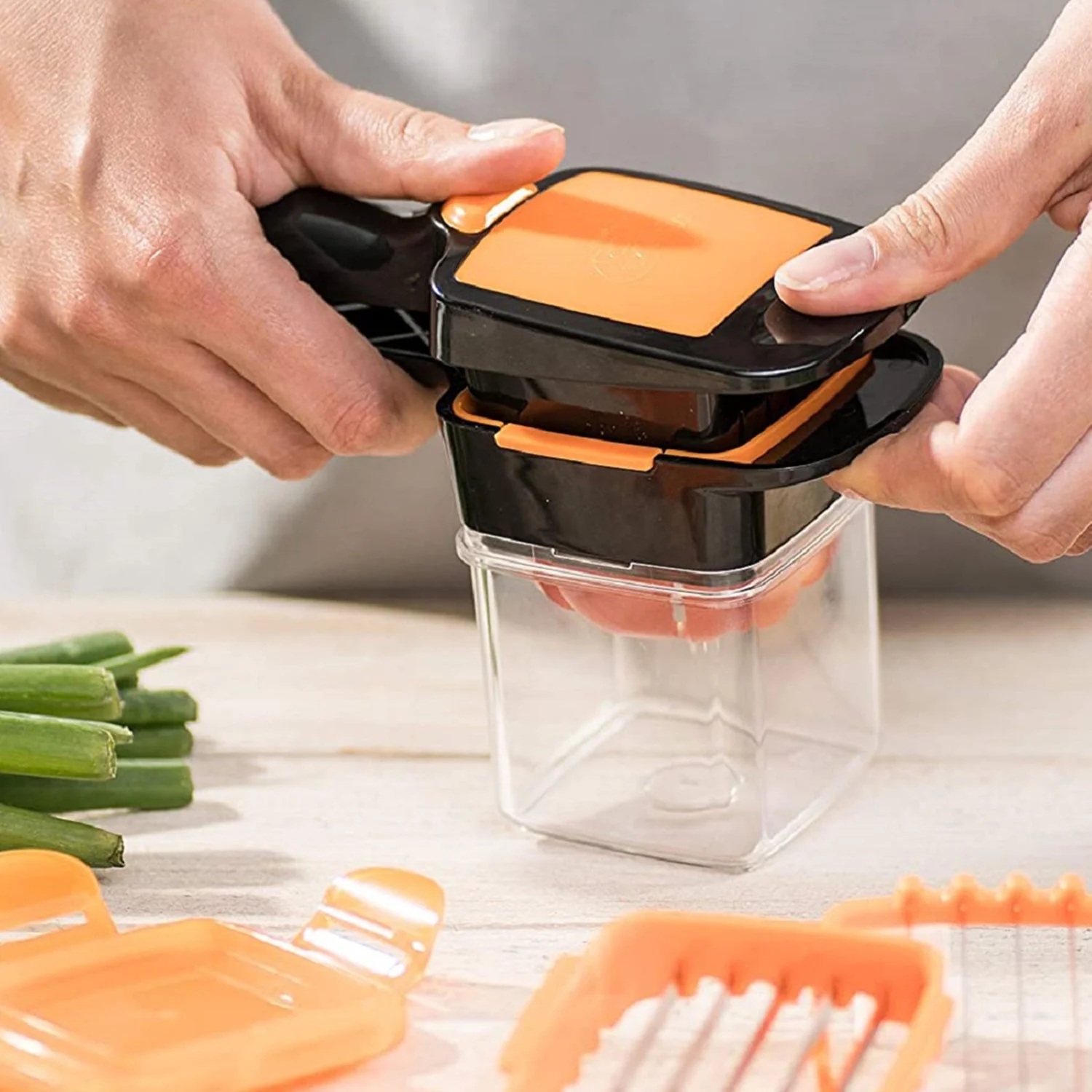 5 In 1 Nicer Dicer used for cutting - Image 6