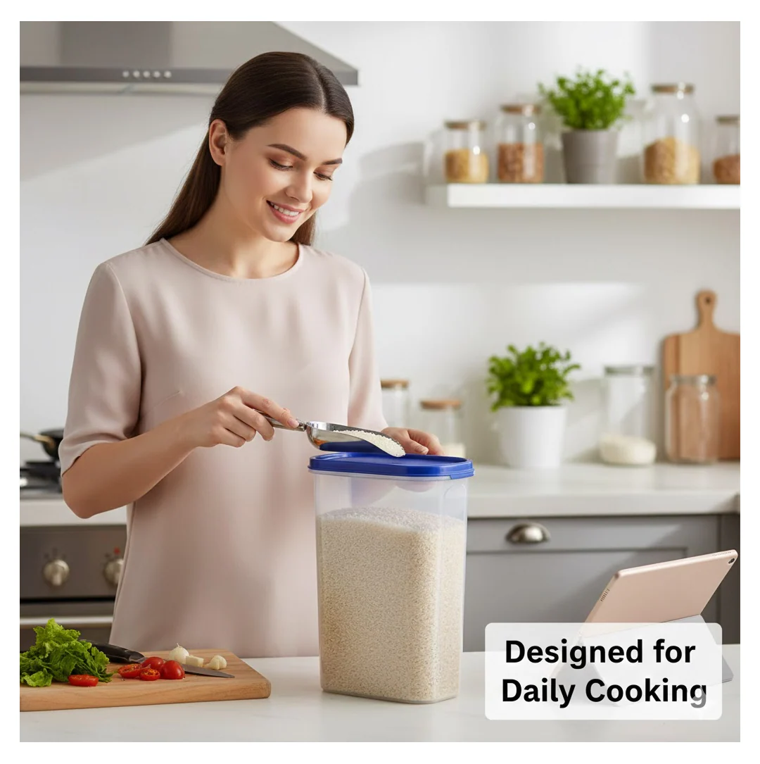 Modular Transparent Airtight Food Storage Container - 2000 ml - Image 2