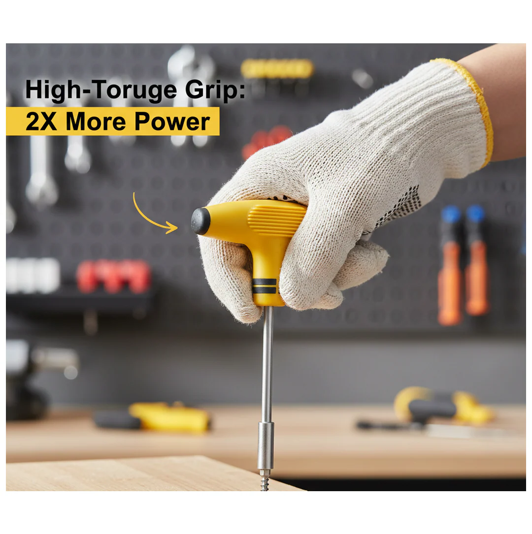 21 pcs T shape screwdriver set Batch Head Ratchet Pawl Socket Spanner hand tools - Image 3