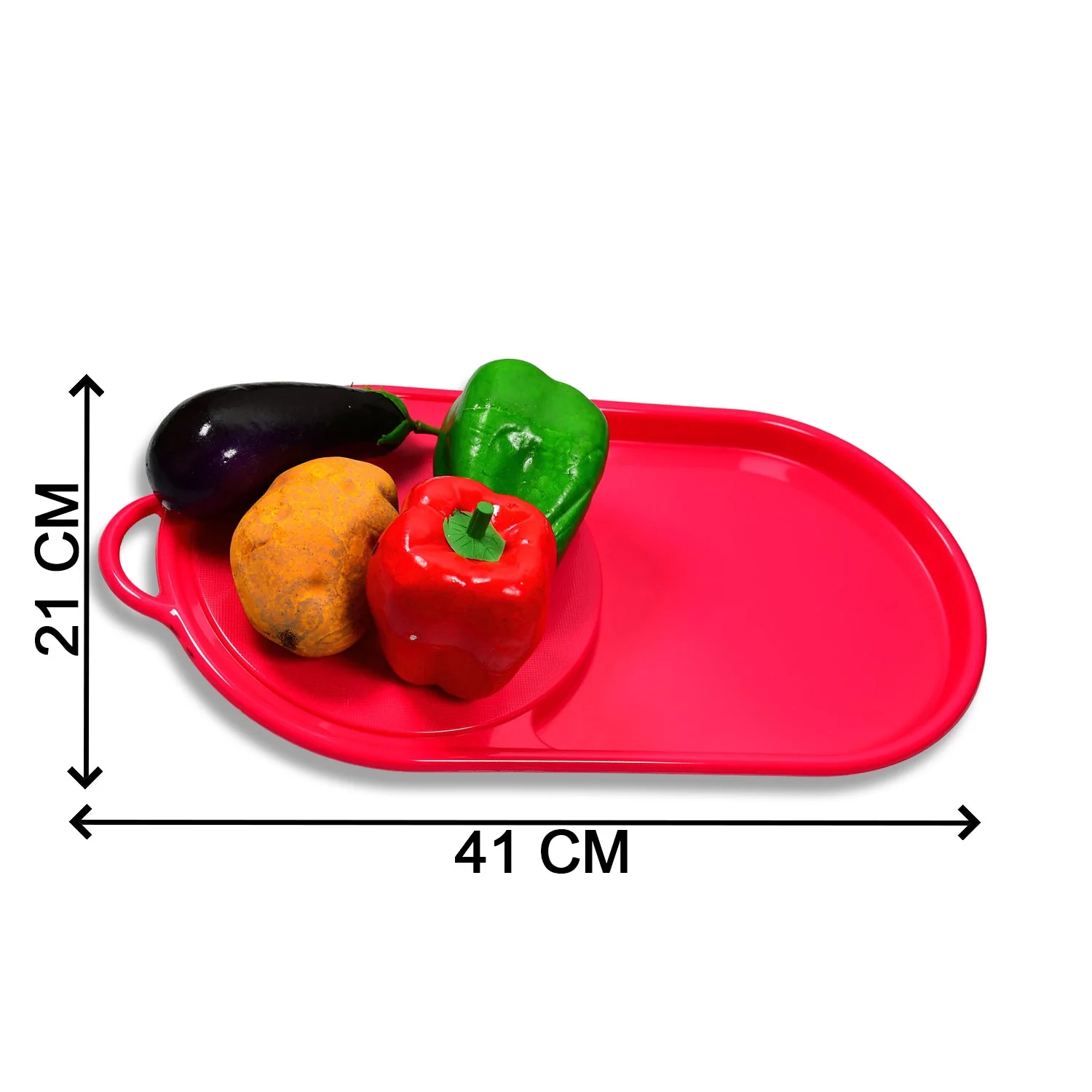 Plastic Kitchen Chopping Board with Tray – Convenient for Food Prep and Storage - Image 5