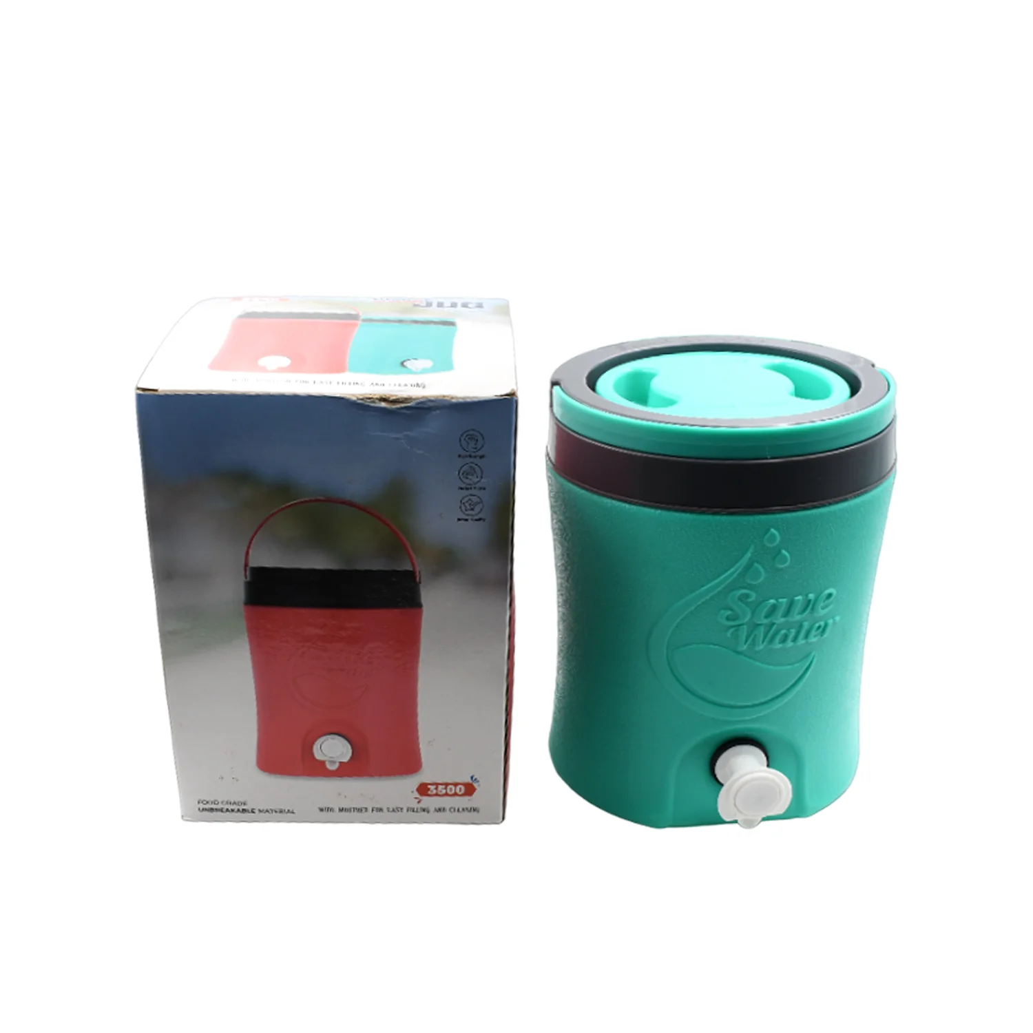 3.5L Insulated Water Jug for Travel with Leak-Proof Tap - Image 4