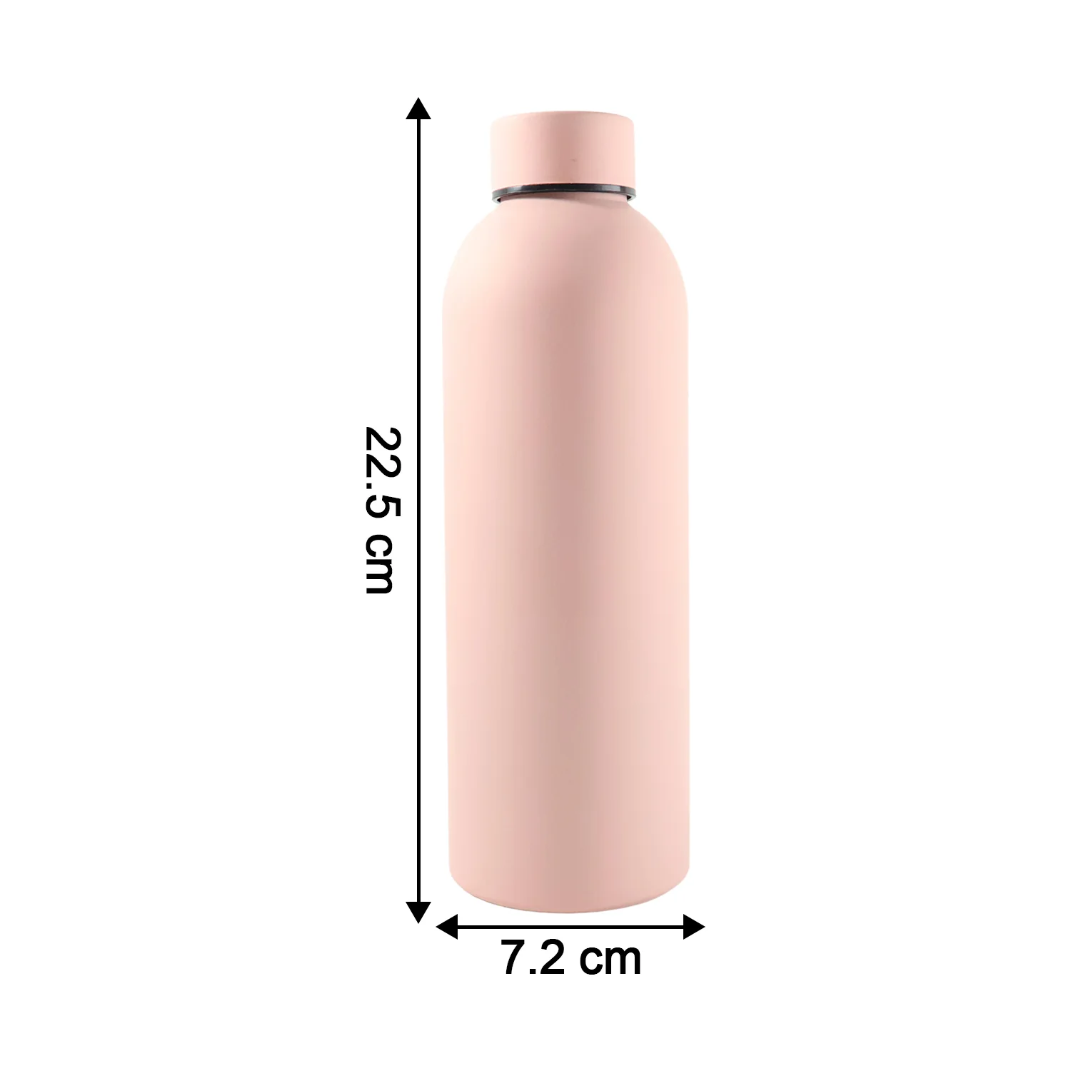 Stainless Steel Double Wall Vacuum-Insulated Drink Water (Pink / 500 ML Approx) - Image 6