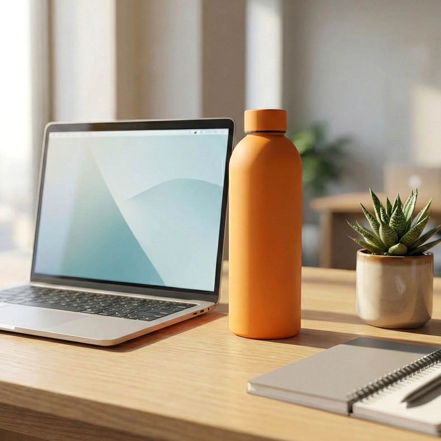 Stainless Steel Double Wall Vacuum-Insulated Drink Water (Orange / 500 ML Approx) - Image 3