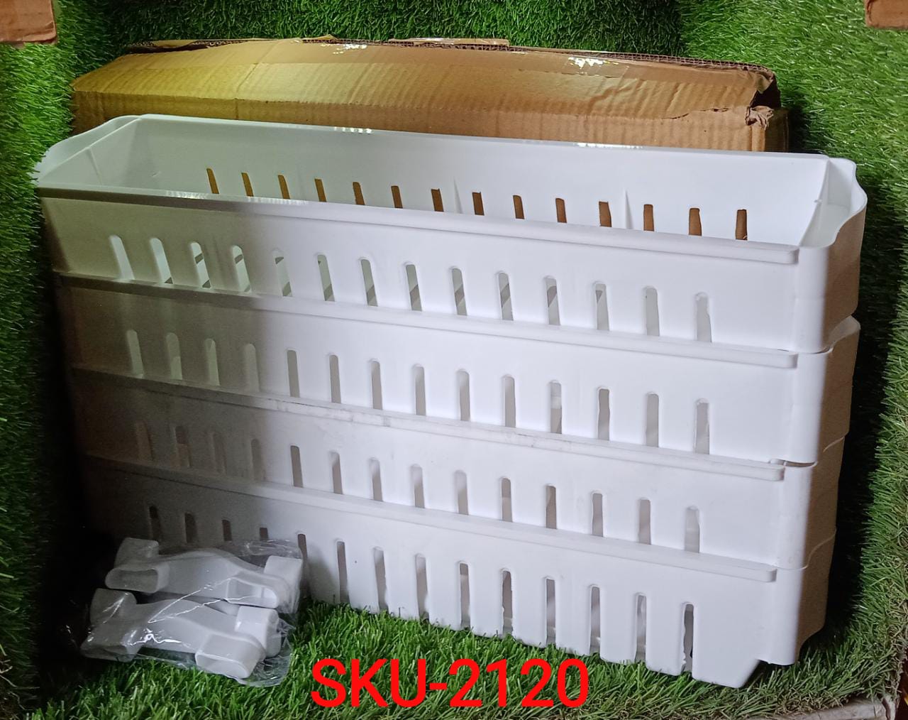 Multipurpose 4 Layer Space Saving Storage Organizer Rack Shelf - Image 10