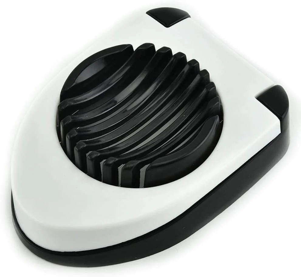 Oval Shape Plastic Multi Purpose Egg Cutter / Slicer with Stainless Steel Wires - Image 2