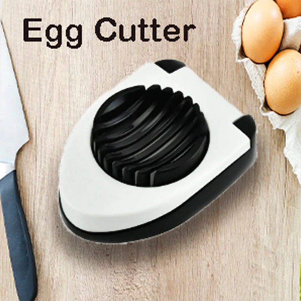 Oval Shape Plastic Multi Purpose Egg Cutter / Slicer with Stainless Steel Wires - Image 4
