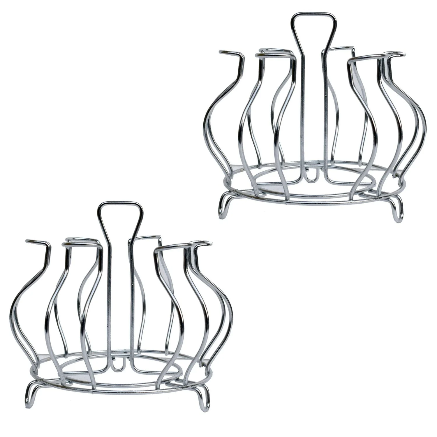 Stainless Steel Glass Holder Glass Hanging Organizer Kitchen Bars Pubs (MOQ :- 2 Pc) - Image 4