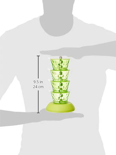4 in 1 Multipurpose 360 Degree Rotating Pickle Rack Container for Kitchen - Image 10