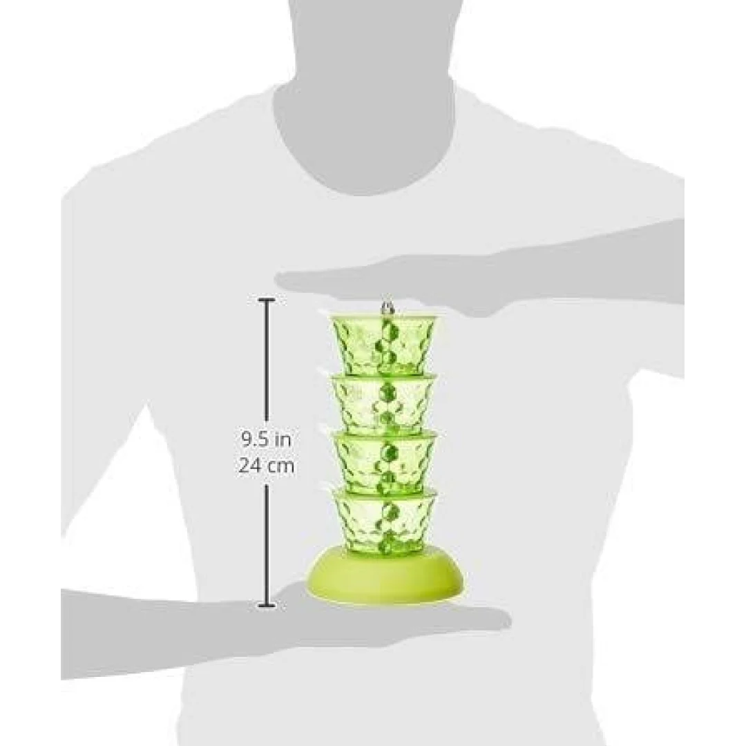 4 in 1 Multipurpose 360 Degree Rotating Pickle Rack Container for Kitchen - Image 3