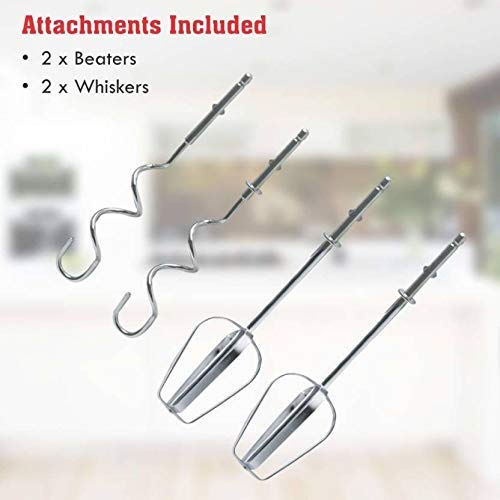 Compact Hand Electric Mixer / Blender for Whipping / Mixing with Attachments - Image 6