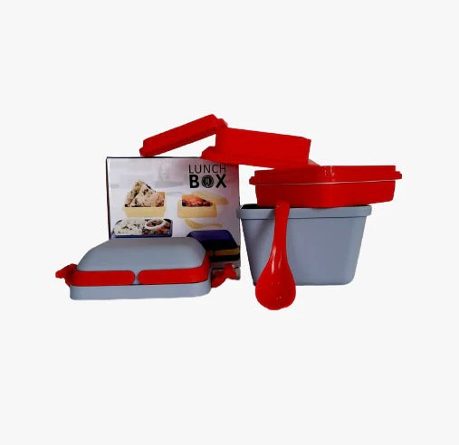 Airtight Lunch Box with Handle & Push Lock - Image 4