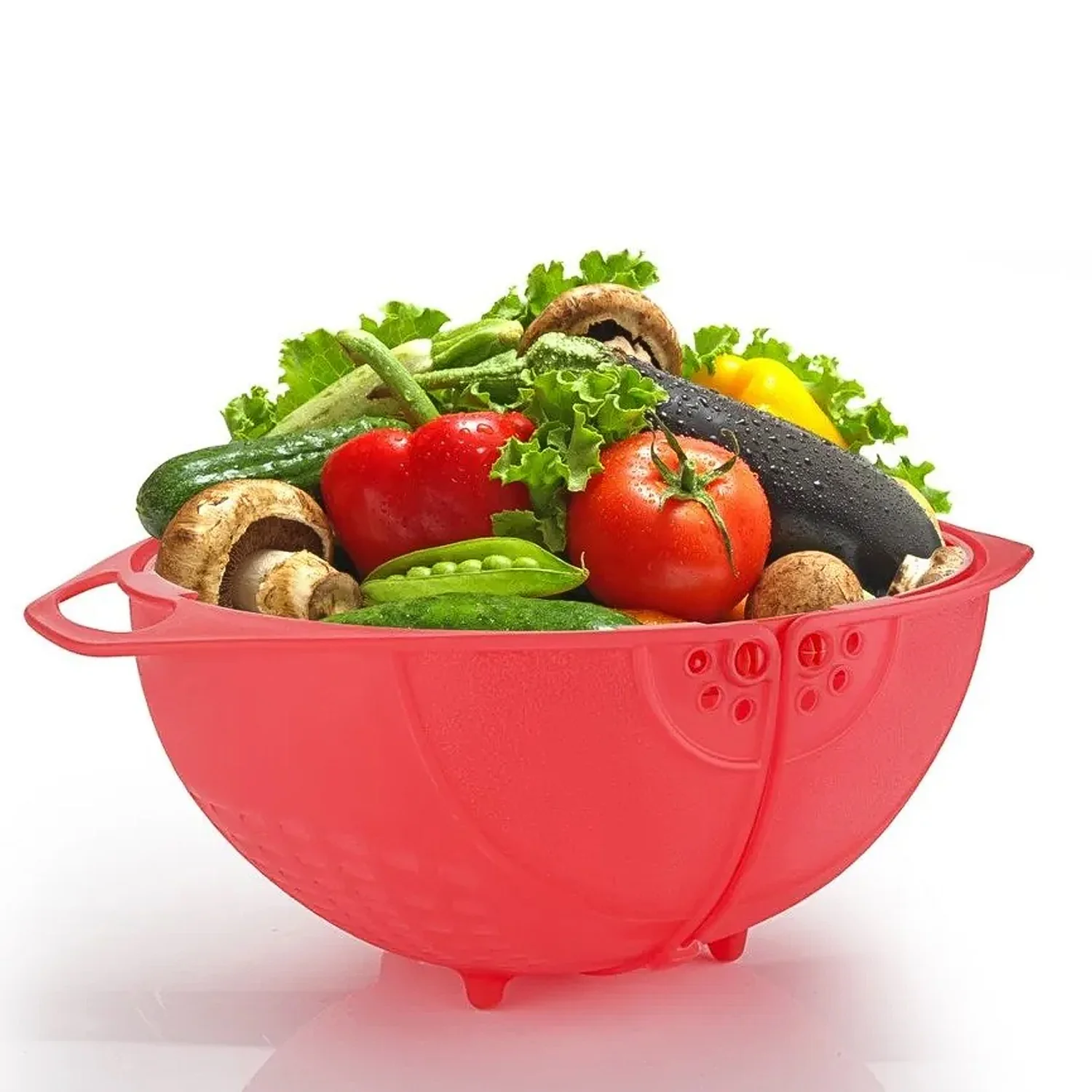 Revolving Multi-Functional Rice and Fruit Wash Basket - Image 4