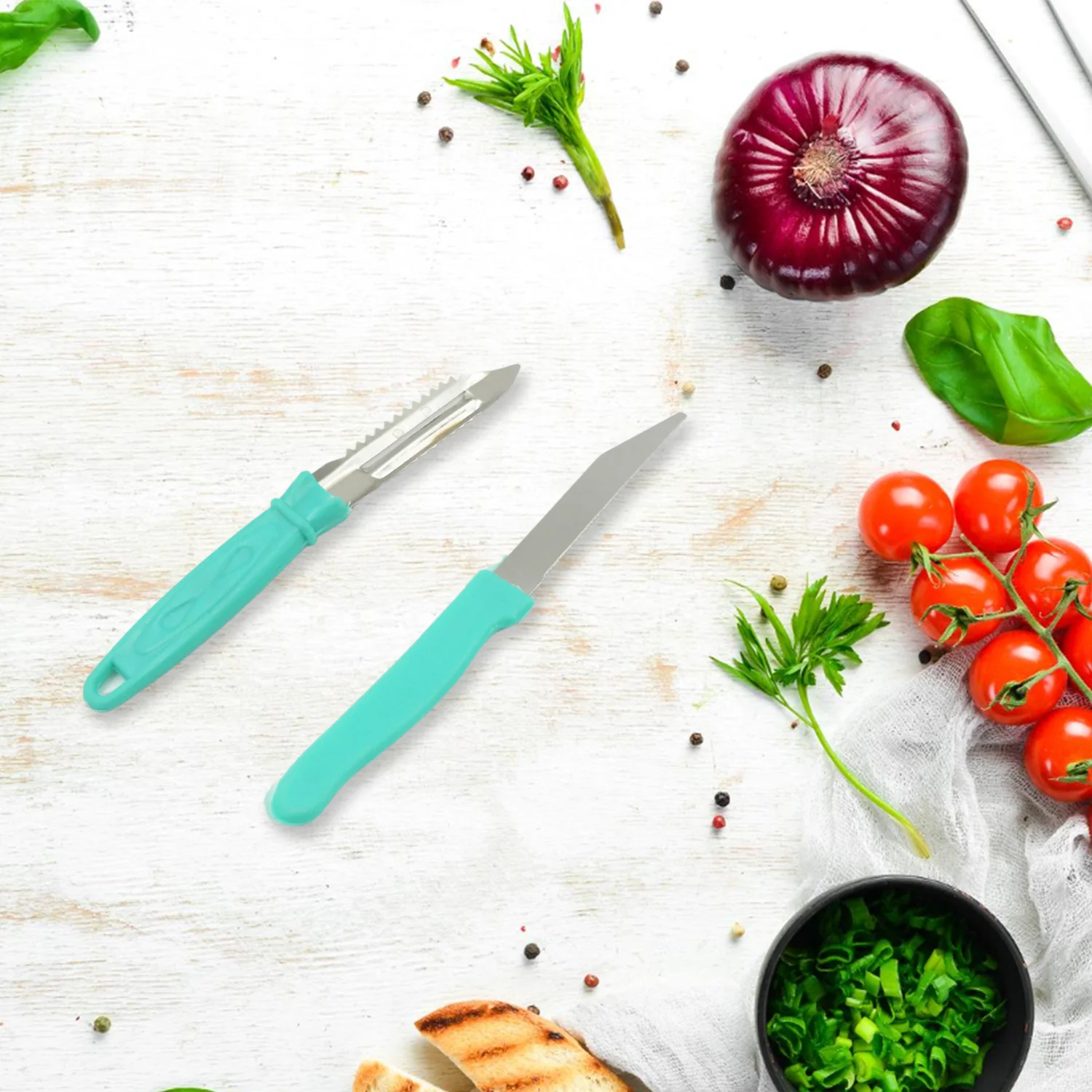 3-in-1 Kitchen Combo with Lighter, Knife and Peeler - Image 3