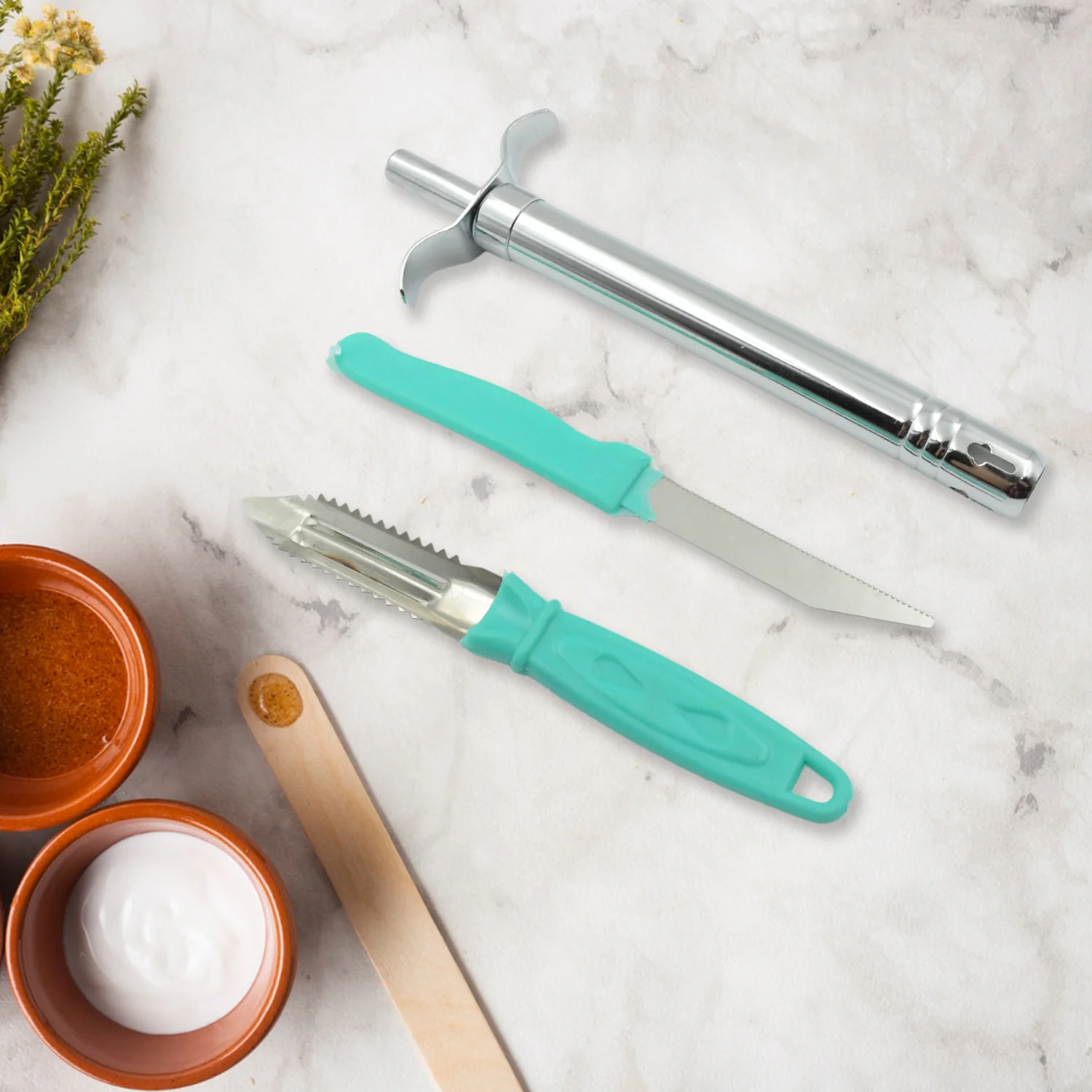 3-in-1 Kitchen Combo with Lighter, Knife and Peeler - Image 5