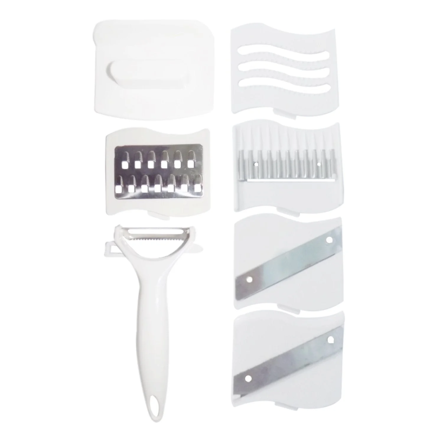10 in 1 Multifunctional Vegetable Fruits Cutter / Slicer Shredder with Rotating - Image 3