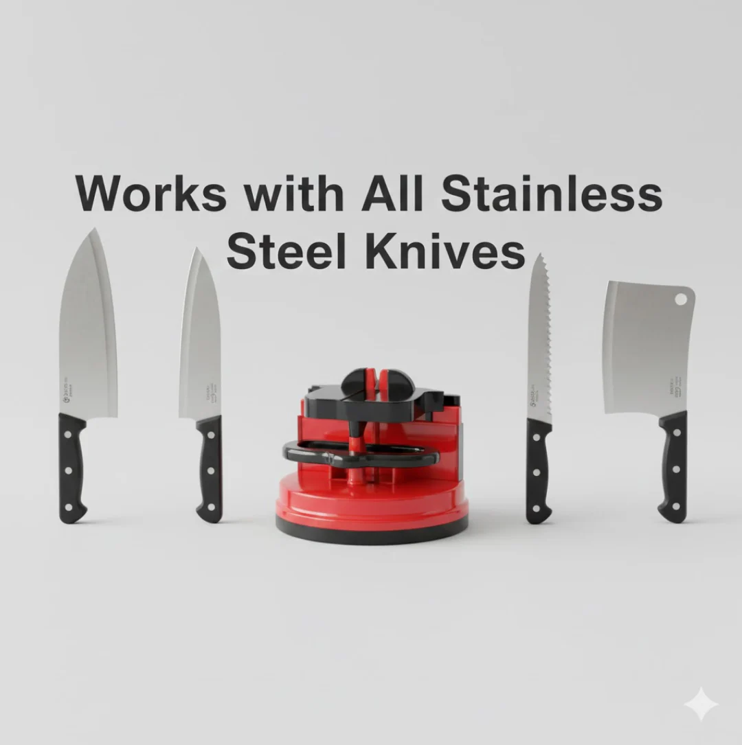 Manual Kitchen Knife Sharpener for Sharpening Stainless Steel - Image 3
