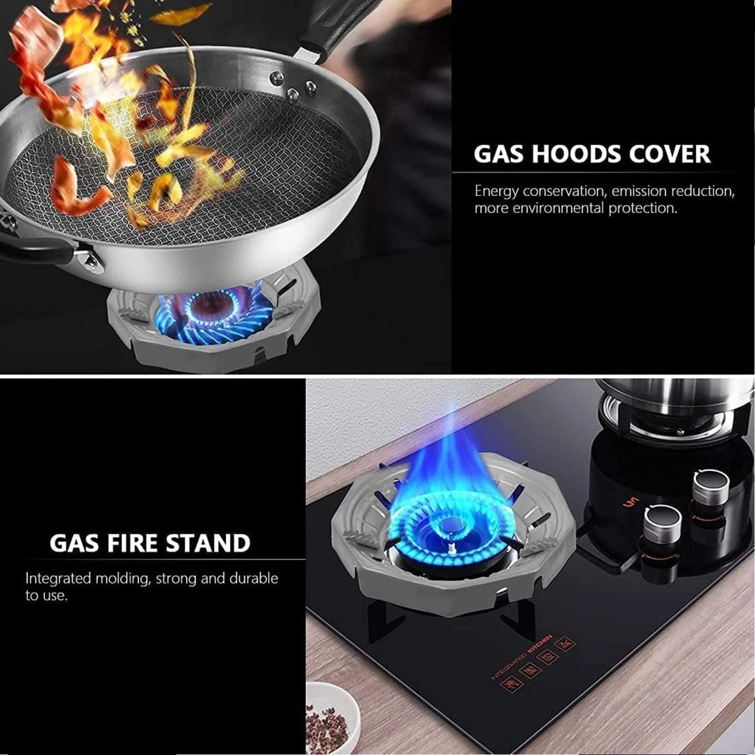 Stove Trivets Windscreen for Kitchen – Wok Support Ring & Pan Holder Stand - Image 4